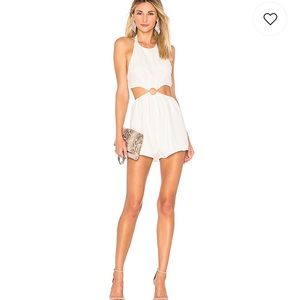 Eliana O Ring Cut Out Romper (superdown)